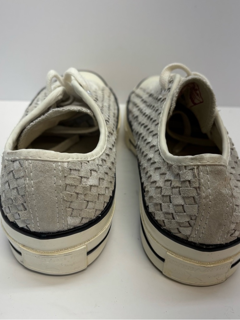 Converse Chuck Taylor All Star 70 Ox Woven Low Top Sneakers Light Gray W 10/M 8 - Picture 7 of 10